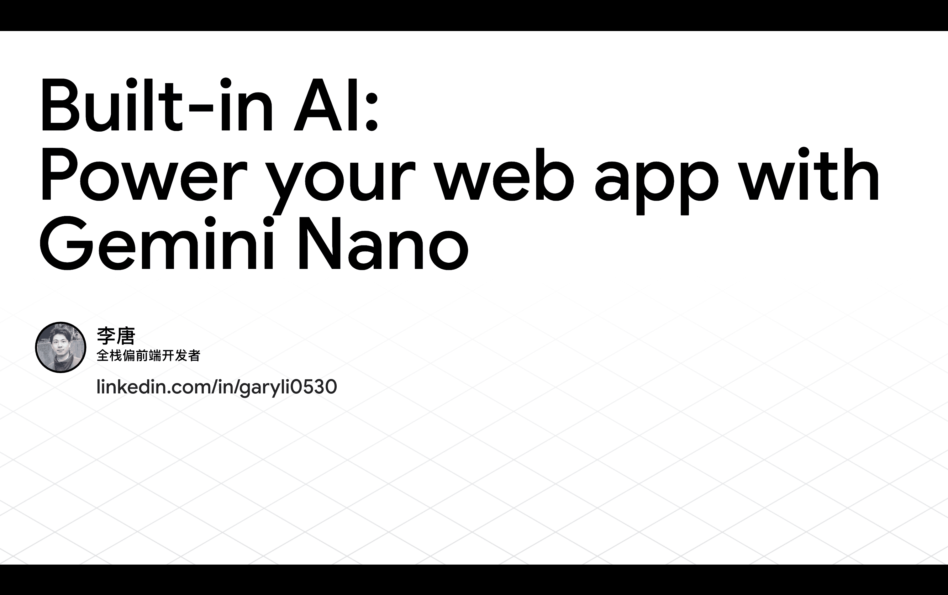 Power your web app with Gemini Nano